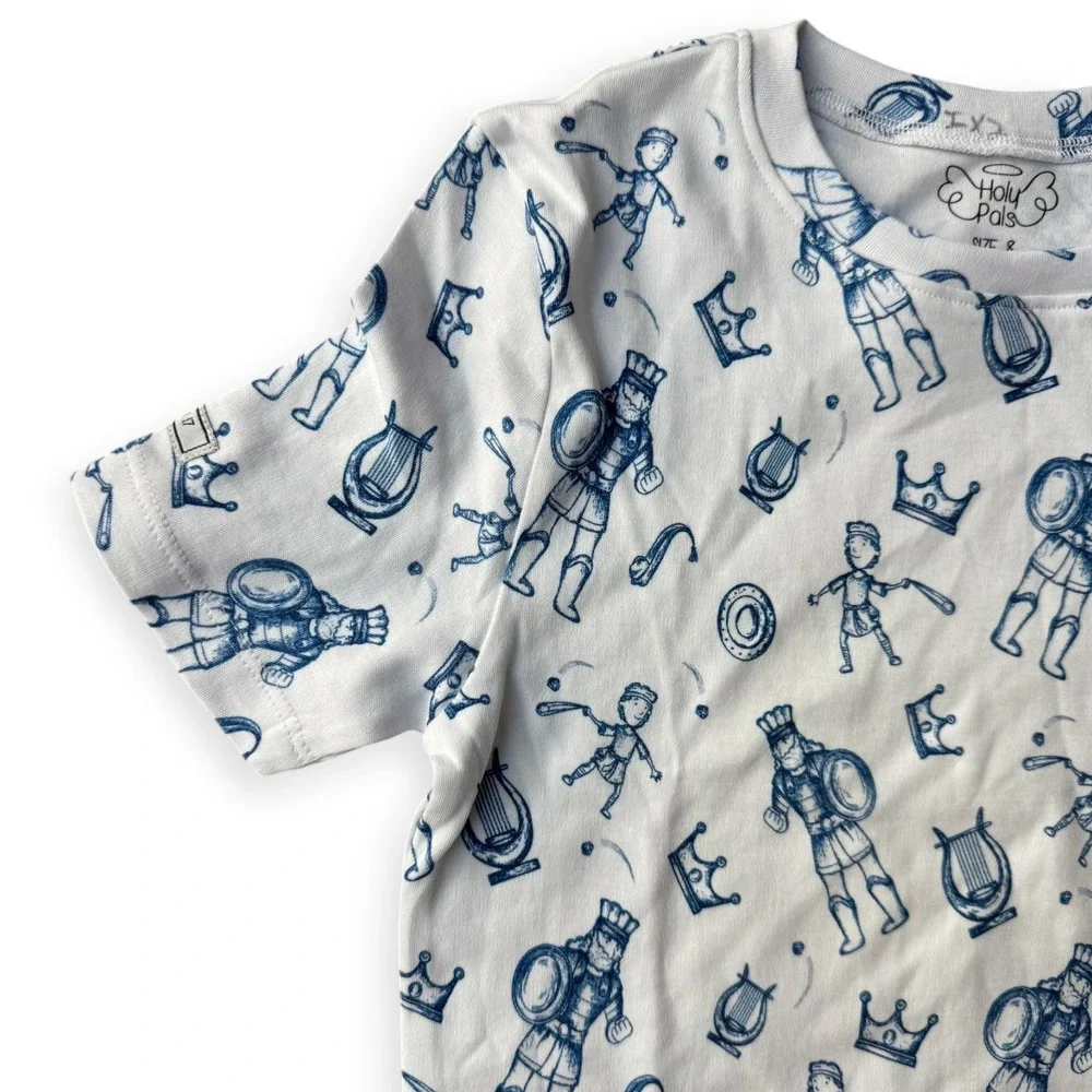 NWT Holy Pals Kids Size 8 David and Goliath Pajama Set